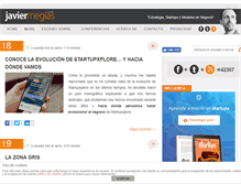 Tablet Screenshot of javiermegias.com